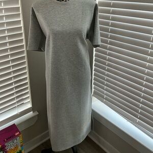 Women’s Grey Sienna MidLength Sweatshirt Dress - NWT - XSm - Large